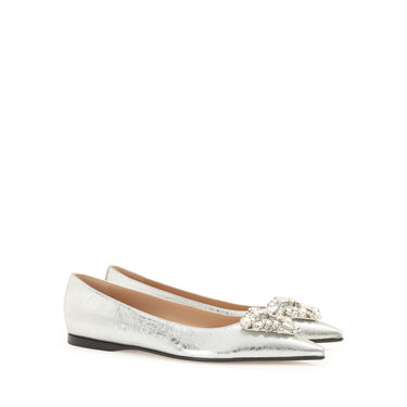 Ballerinas Grey Flat: 10mm, sr Godiva Precious - Ballerinas Silver 2