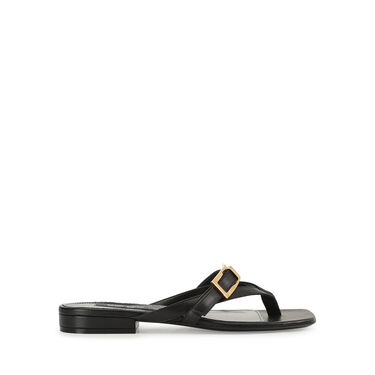 Sandals Black Low heel: 15mm, sr Nora - Sandals Black 2