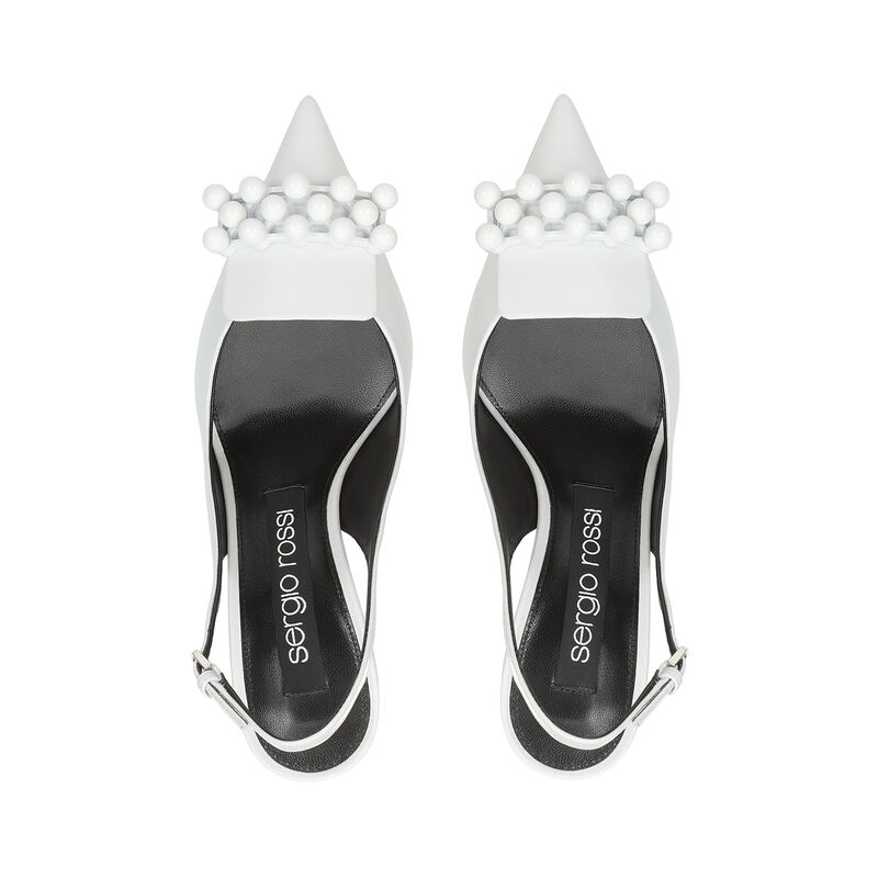 sr1 - Slingbacks Bianco