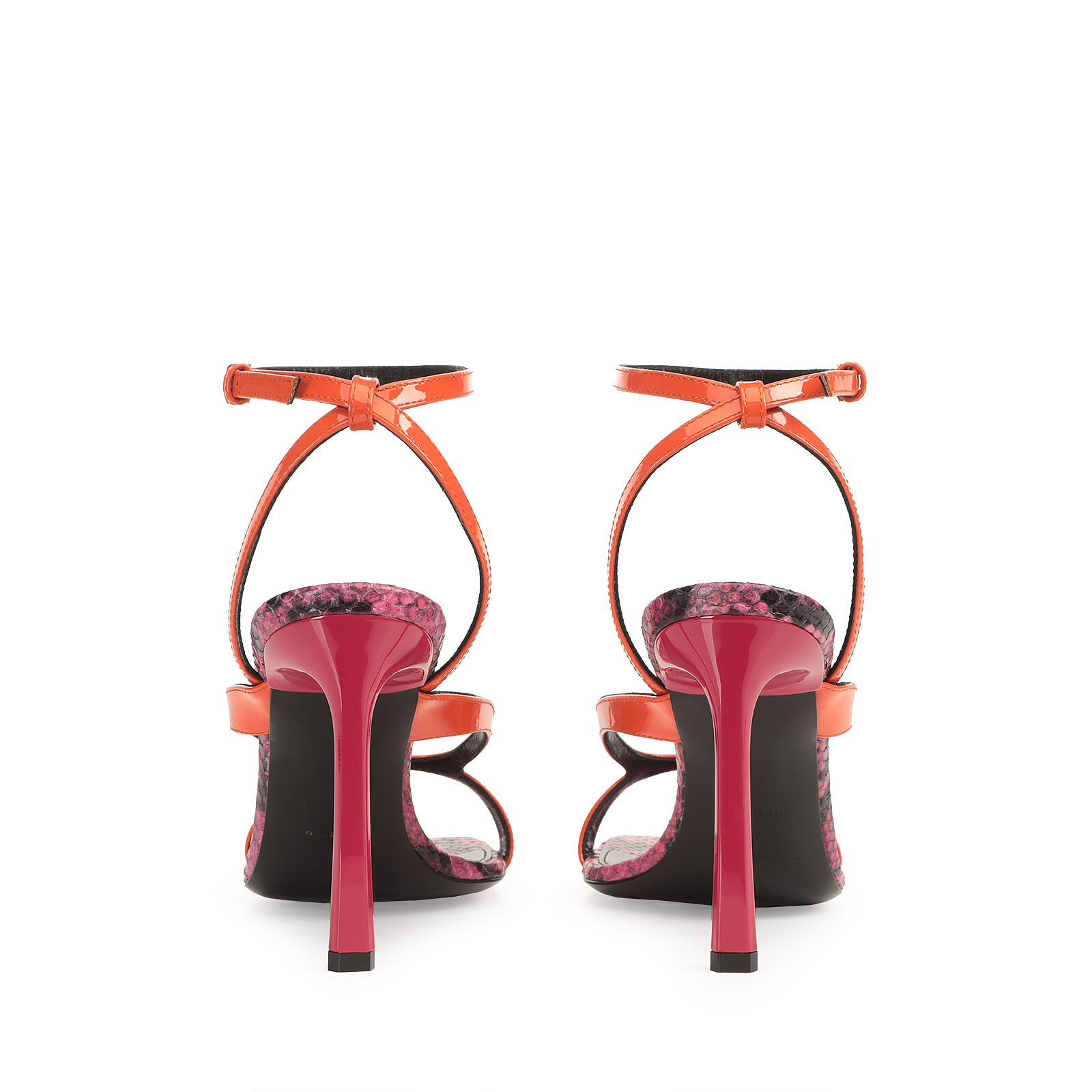 sr Aracne  - Sandals Mandarine+Fuxia, 2