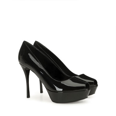 Spuntate Nero Tacco medio: 75mm, sr Godiva Platform - Spuntate Nero 2