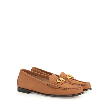 Loafers Brown Low heel: 15mm, sr Sea Scale - Loafers Macadamia 2