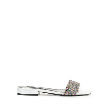 Sandals White Low heel: 15mm, sr Paris - Sandals White 1