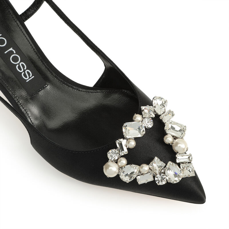 sr Godiva Precious - Slingbacks Black