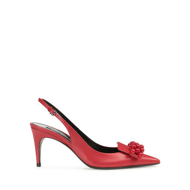 Slingbacks Red Mid heel: 75mm, sr1 - Slingbacks Carminio 2