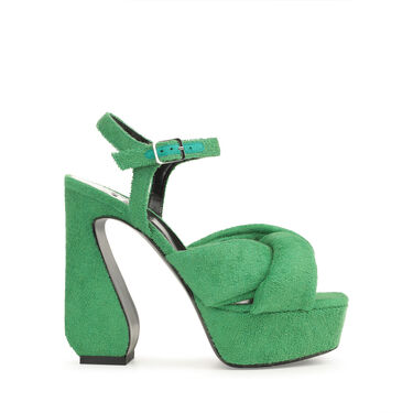 Sandales Vert Talon haut: 90mm, SI ROSSI - Sandals Kentia 2