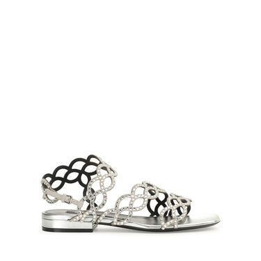 Sandales Gris Petit talon: 15mm, sr Mermaid - Sandals Argento 2