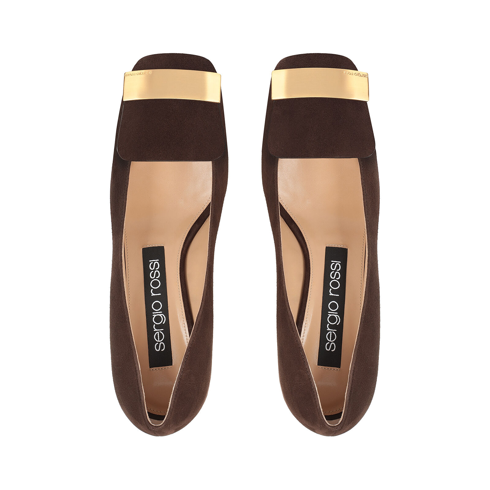 Flats Brown Heel height: 15mm, sr1 Ballerina | Sergio Rossi