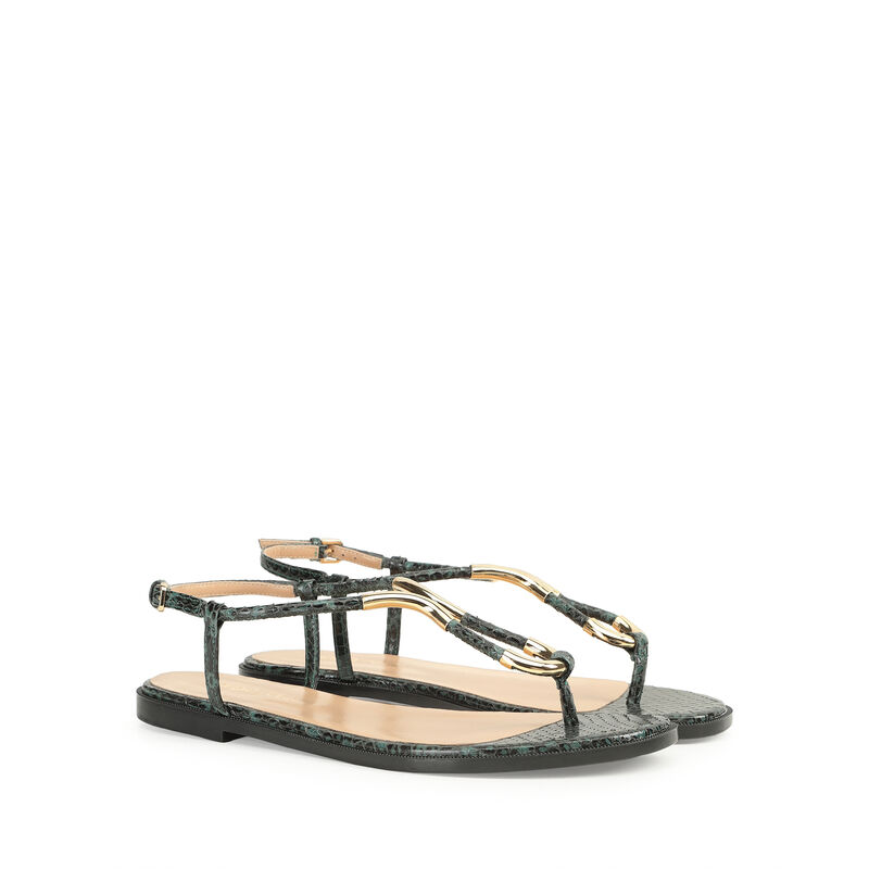 Twist  - Sandals Peacock