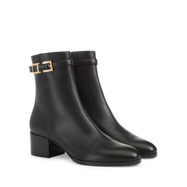 Bottines Noir Petit talon: 45mm, sr Nora - Booties Black 2