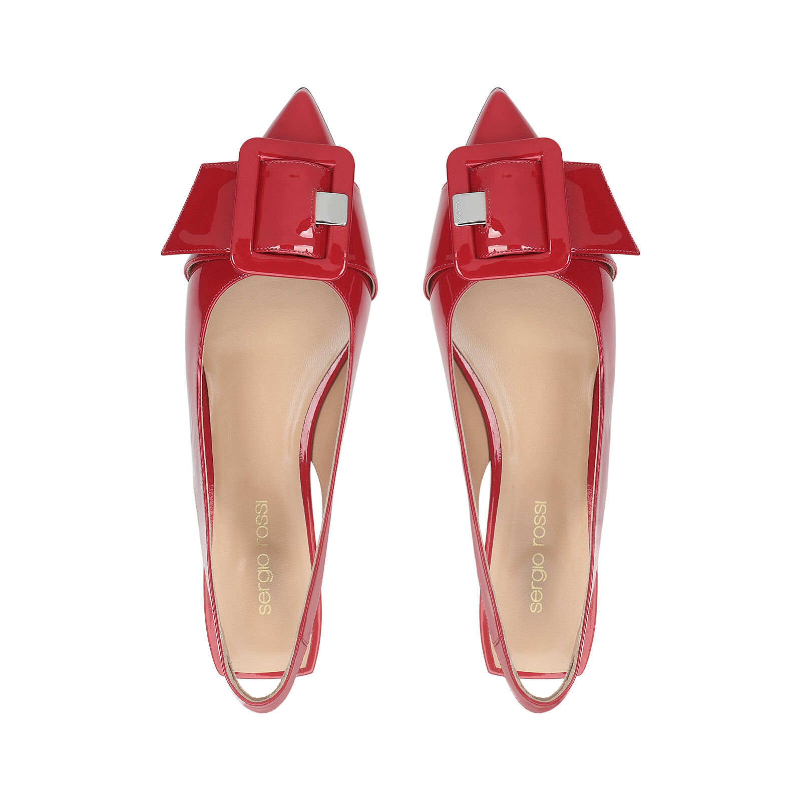 Sr Milano Mia  - Slingbacks Rosso Flamenco, 3