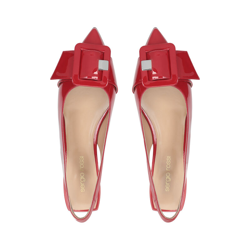 Sr Milano Mia  - Slingbacks Rosso Flamenco