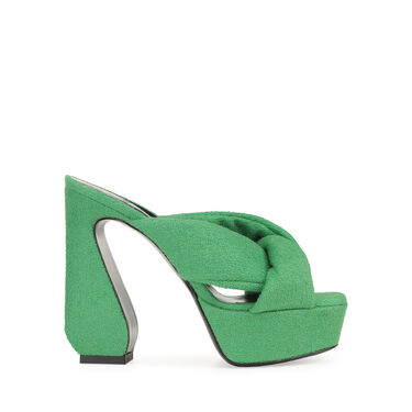 Sandals Green High heel: 90mm, SI ROSSI - Sandals Kentia 2