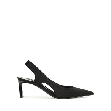 スリングバック ブラック ミッドヒール: 60mm, sr Jane - Slingbacks Black 2