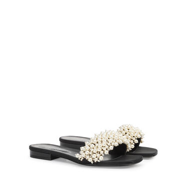 Sandals Black Low heel: 15mm, Evangelie - Sandals Black 2