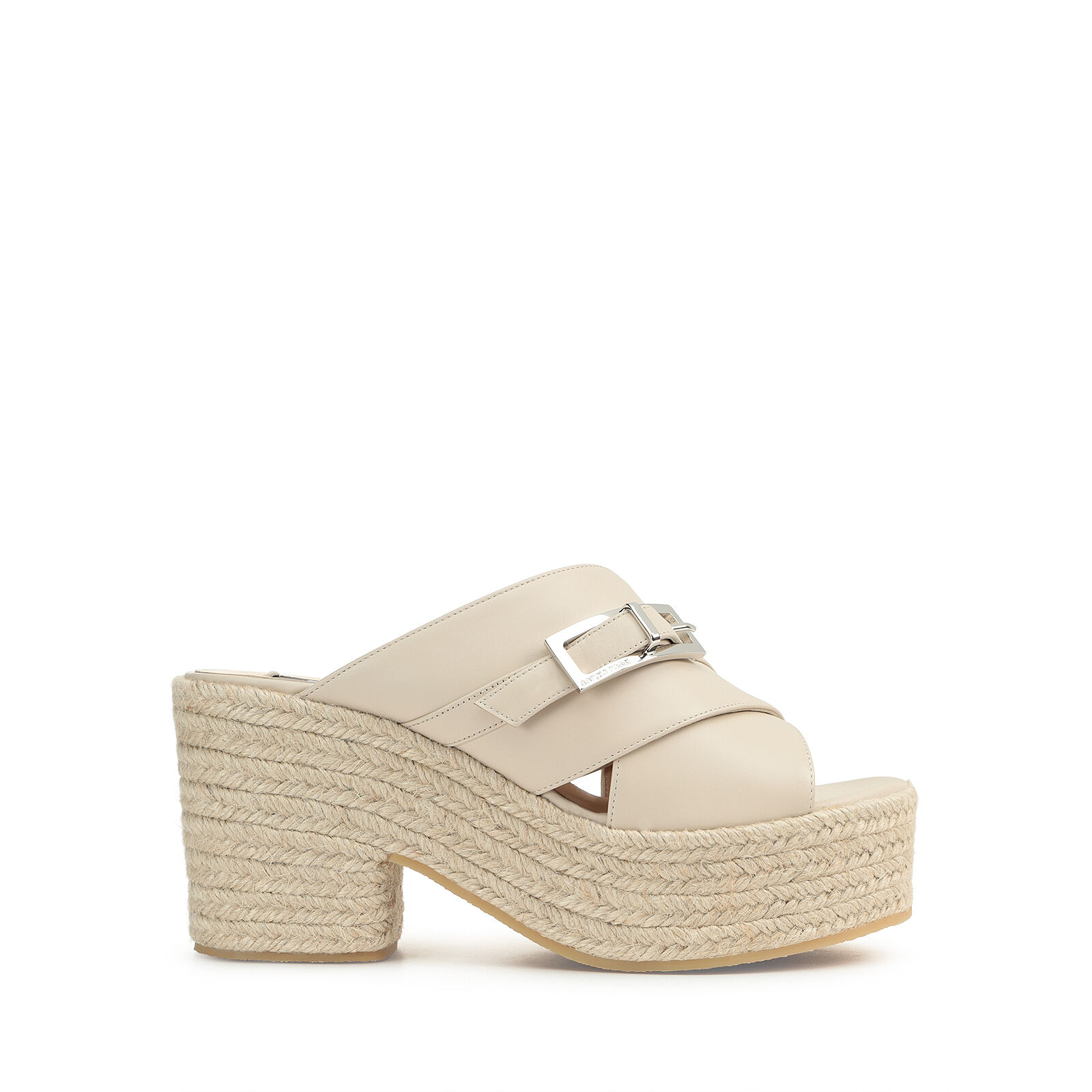 ウェッジ ベージュ ミッドヒール: 50mm, sr Nora - Wedges Chalk | Sergio Rossi