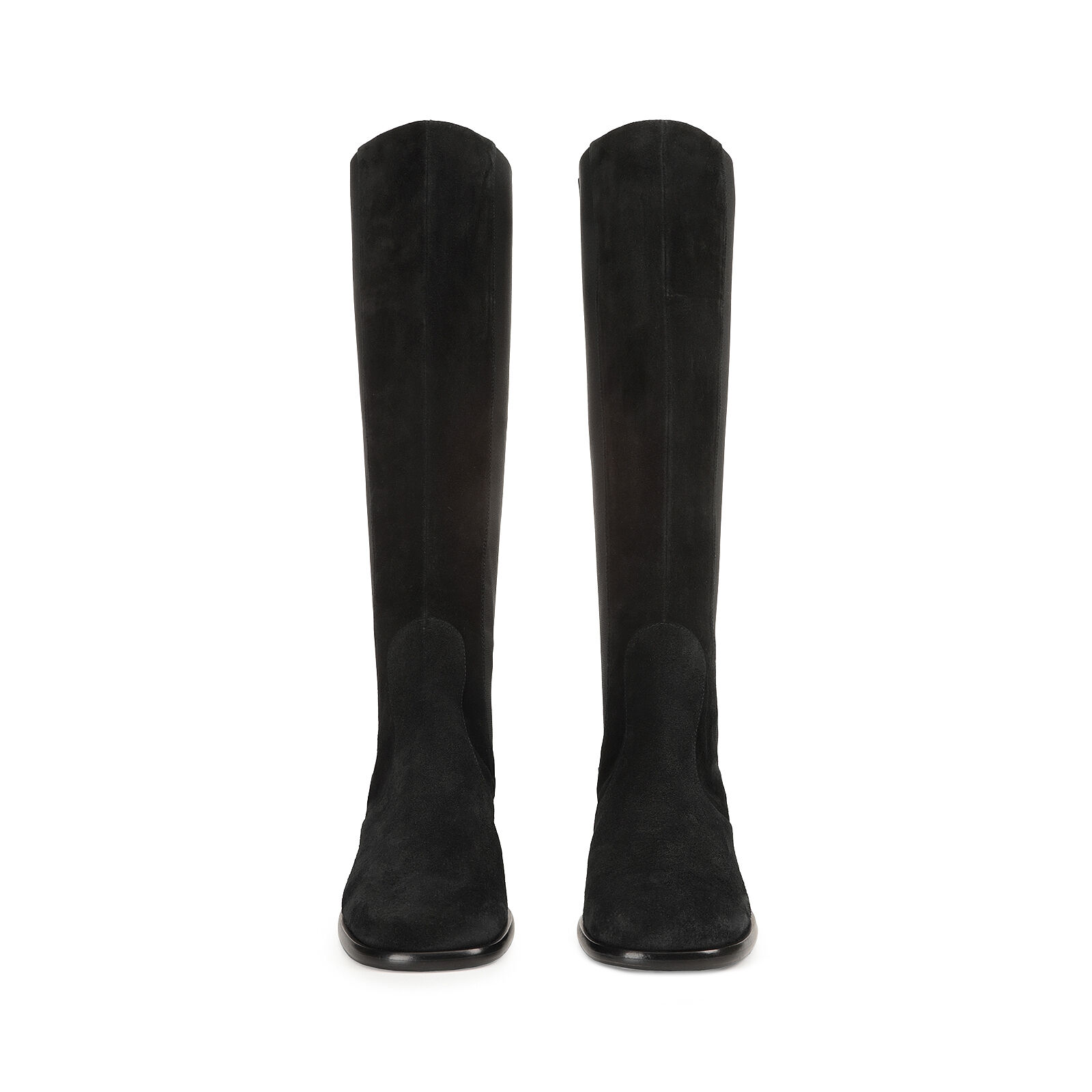 ブーツ ブラック ミッドヒール: 50mm, sr Aden - Boots Black | Sergio Rossi