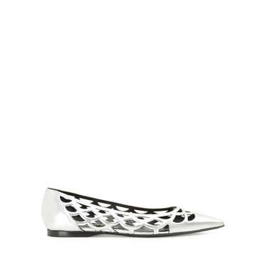 Ballerinas Grey Flat: 10mm, sr Mermaid - Ballerinas Argento 1