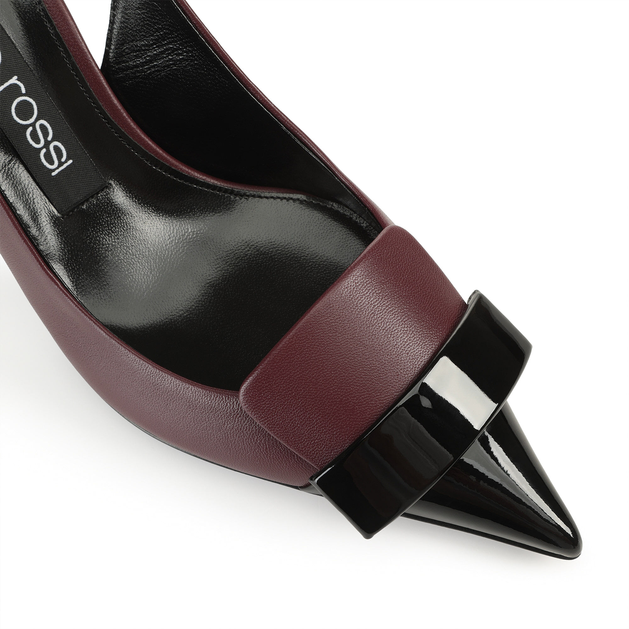 スリングバック レッド ミッドヒール: 75mm, sr1 - Slingbacks