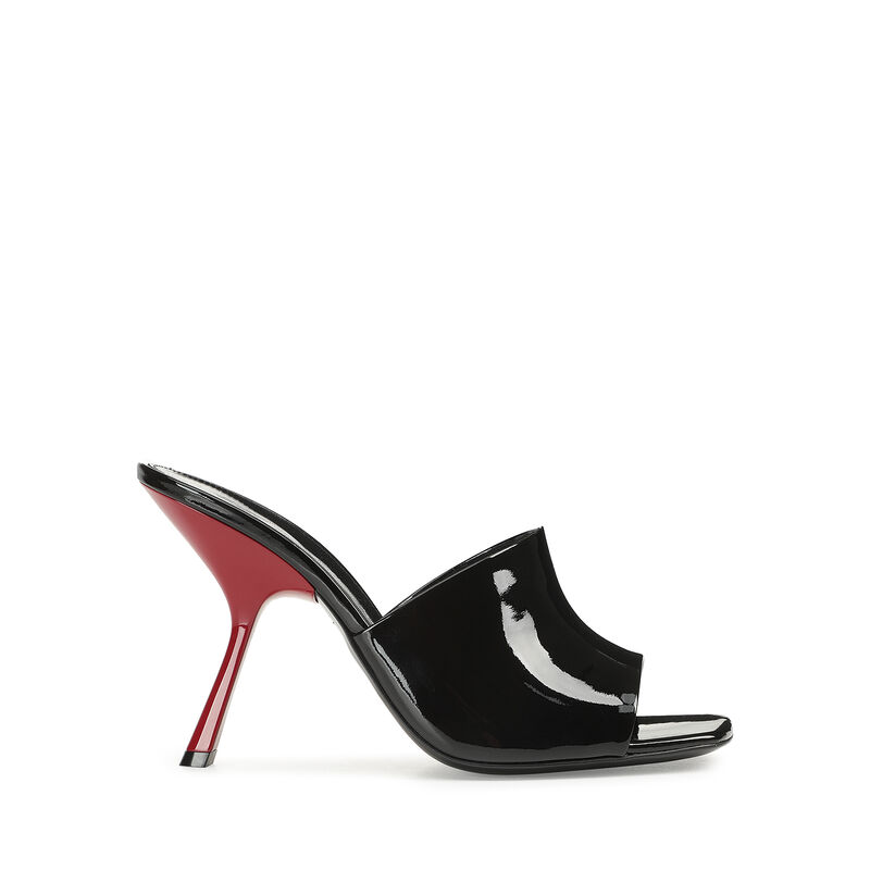 Evangelie  - Sandals Black/Rosso