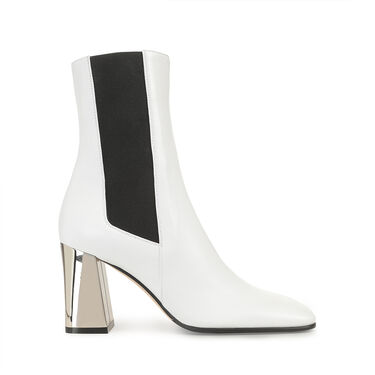 Booties White High heel: 80mm, sr Alicia  - Booties White 2