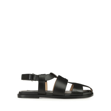 Sandals Black Low heel: 15mm, sr Sea Scale - Sandals Black 2