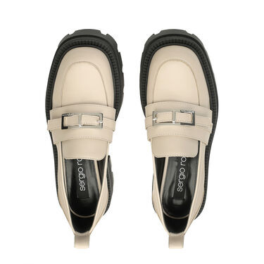 sr Nora - Mocassini Chalk, 3