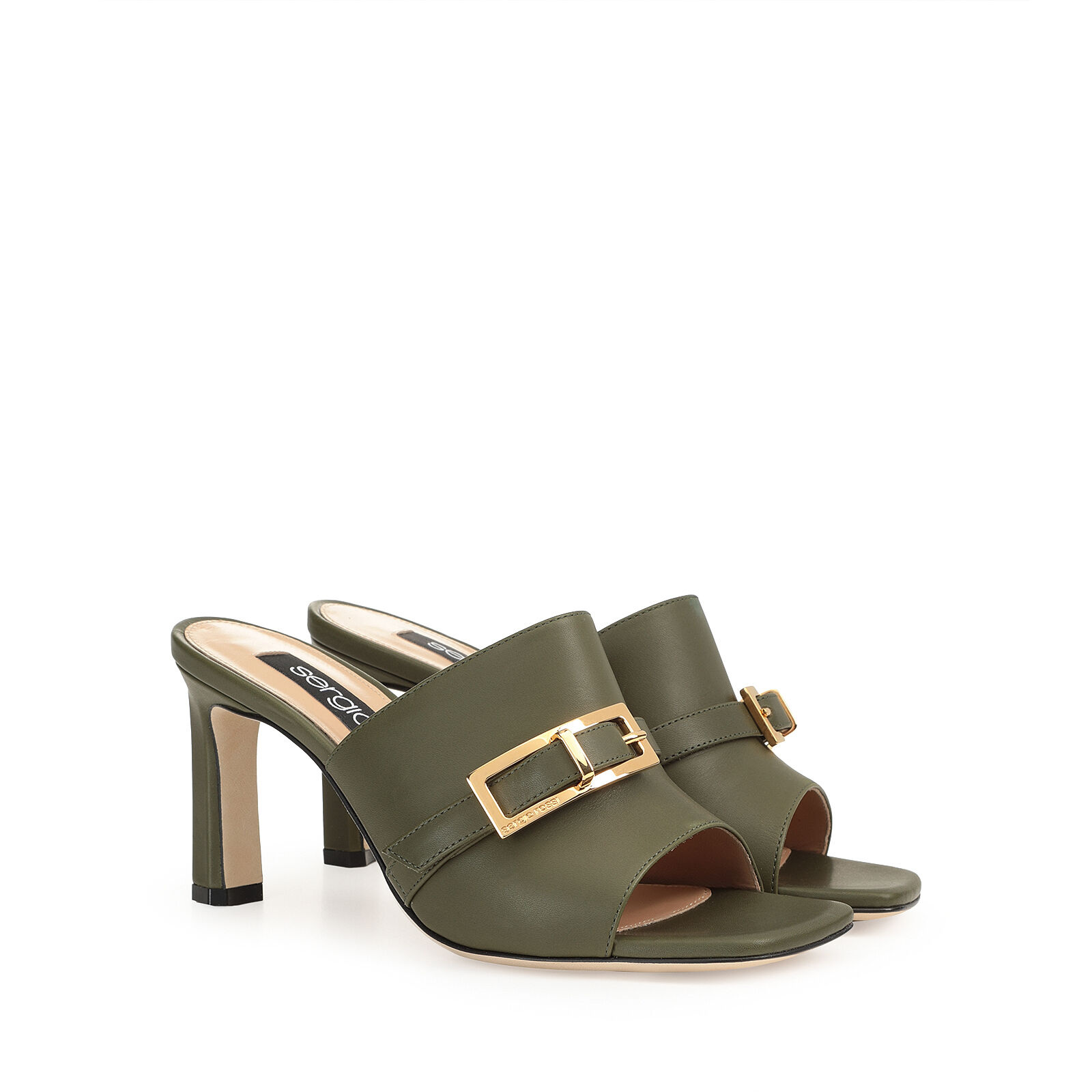 【驚きの値段】 Sandals Green Rossi Sergio | Nora sr 80mm, heel: High 靴