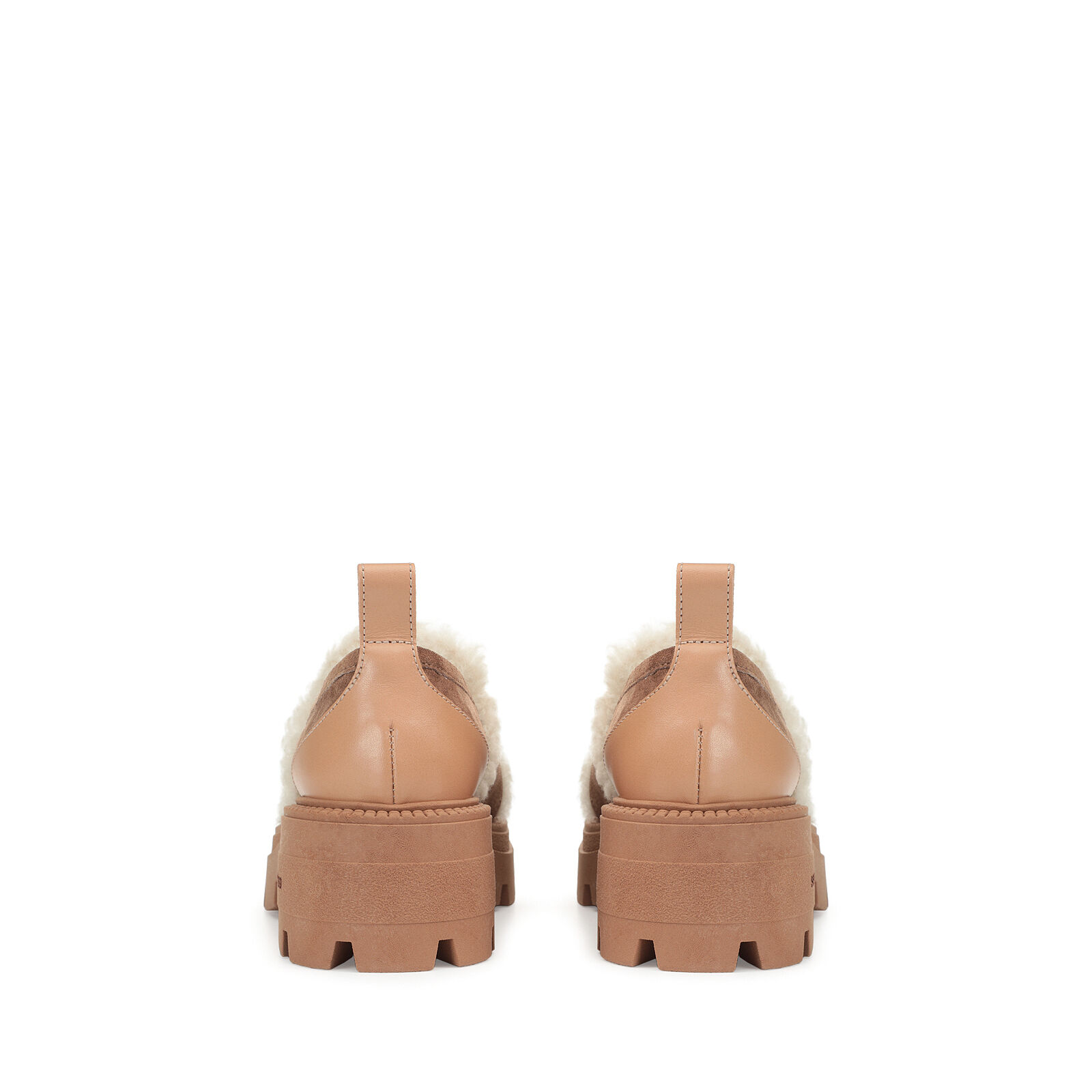 Loafers beige Low heel: 25mm, sr Milla Ski - Loafers