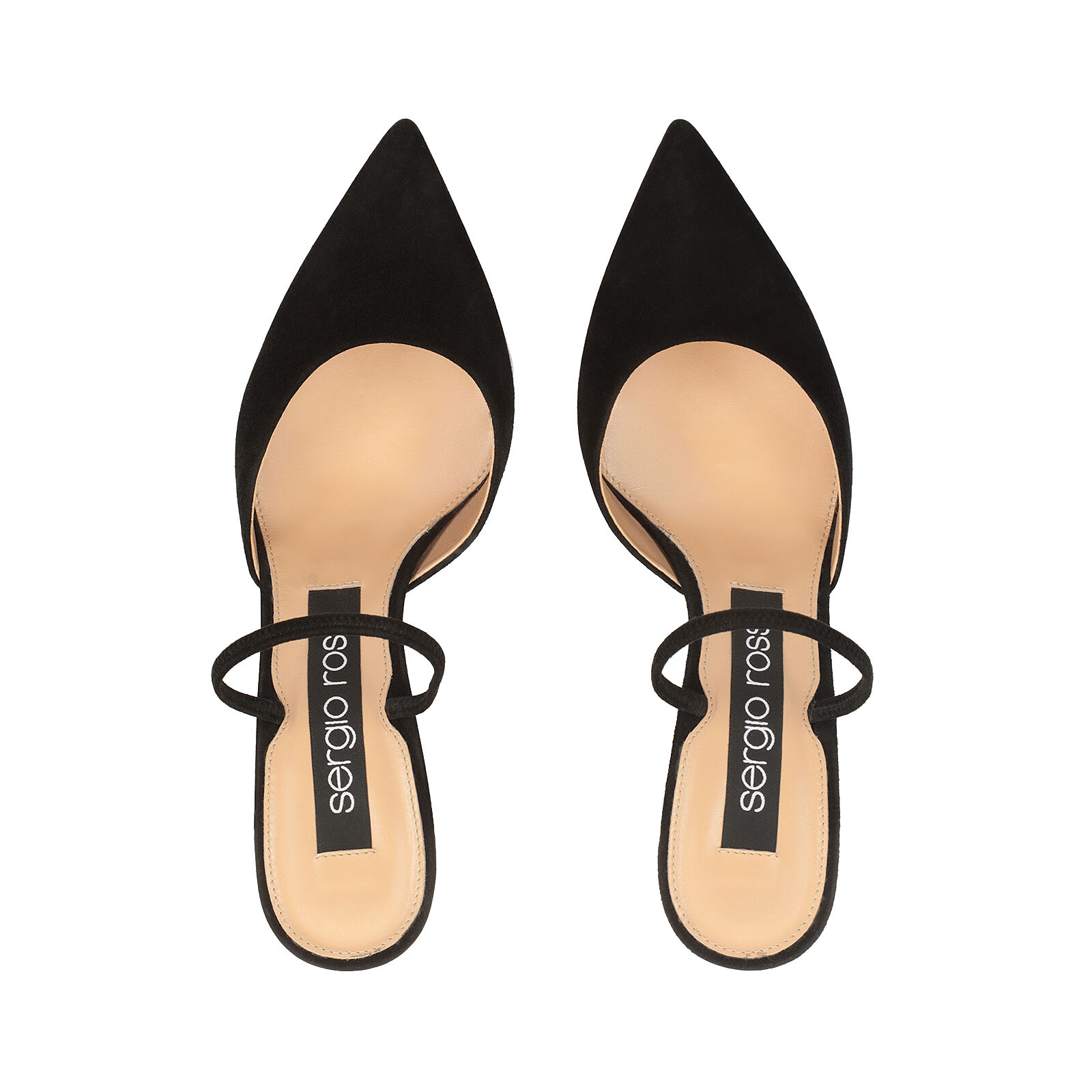 Slingbacks Black Mid heel 75mm Godiva Slingbacks Black Sergio Rossi