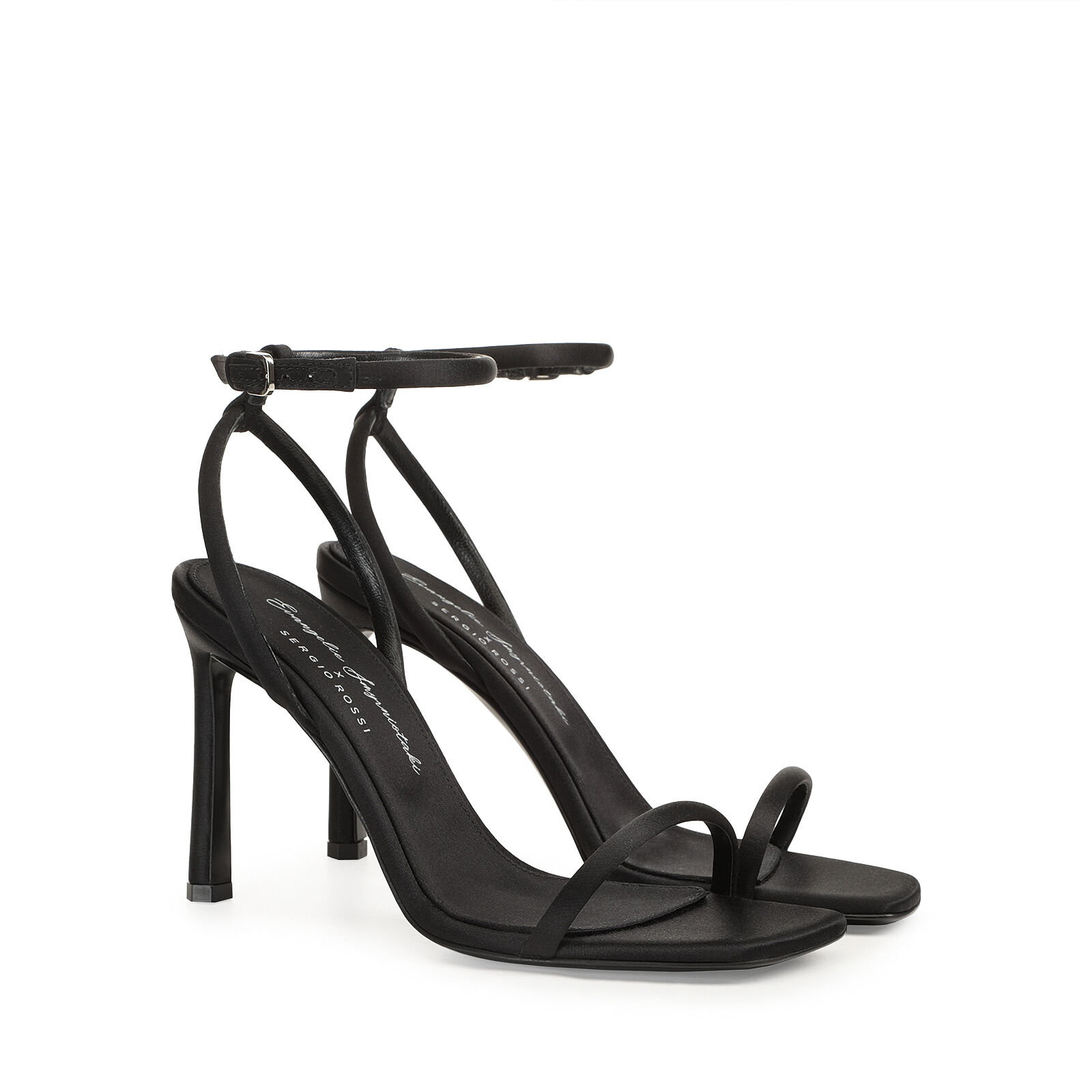 Sandals Black High heel 95mm Evangelie Sandals Black Sergio