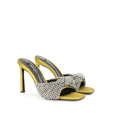 Sandals Yellow High heel: 95mm, sr Evangelie - Sandals Chartreuse 2