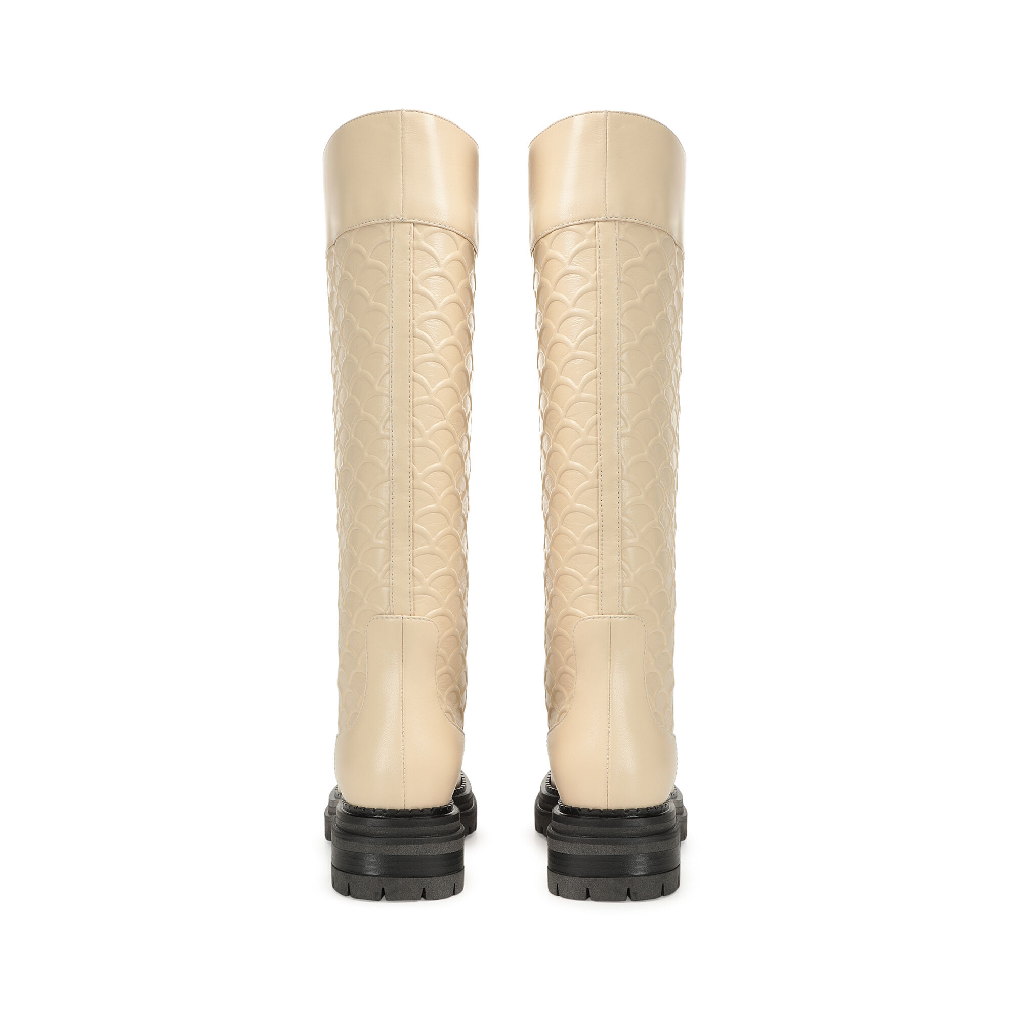 Beige riding boots hotsell