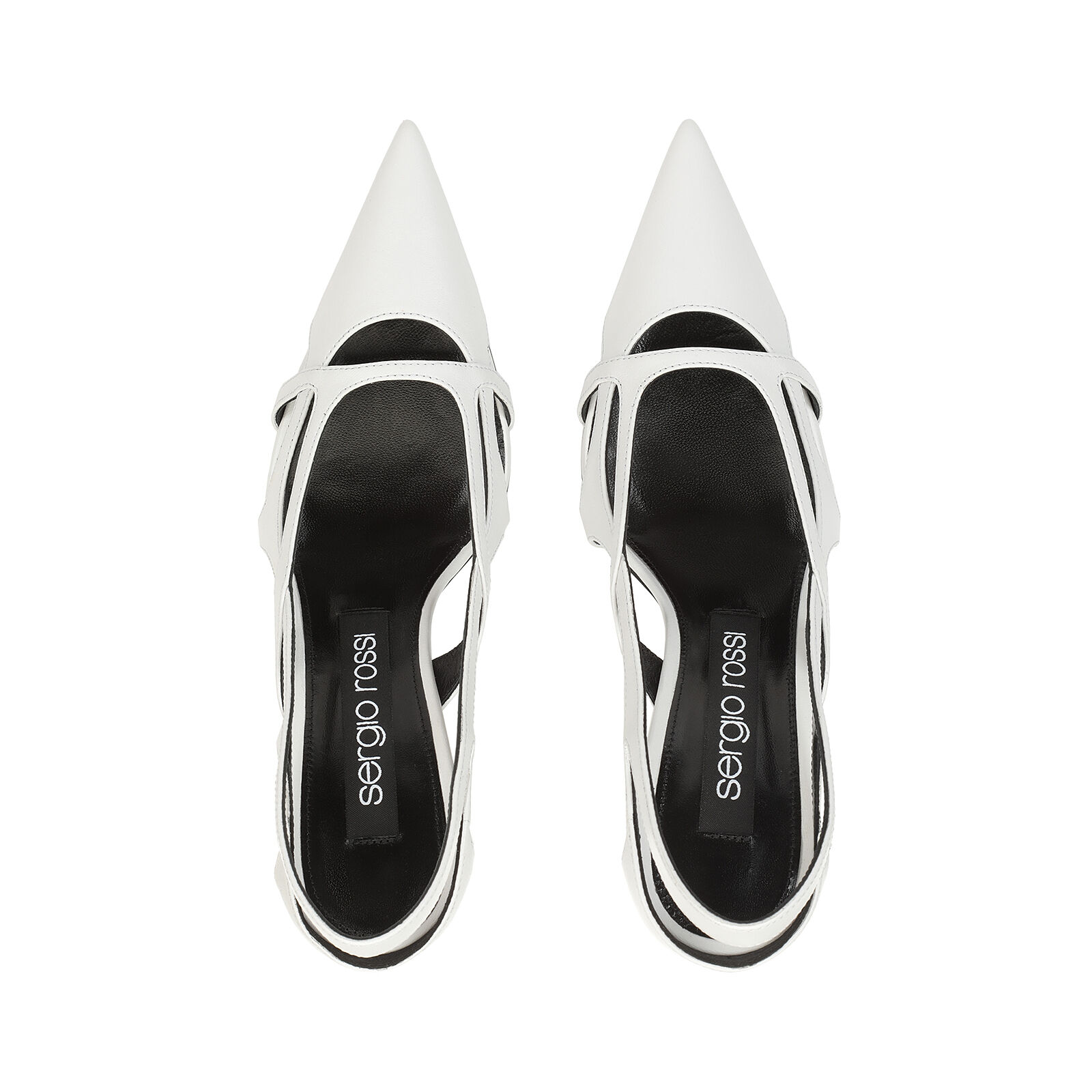 パンプス ホワイト ハイヒール: 95mm, sr Aracne - Pumps White | Sergio Rossi