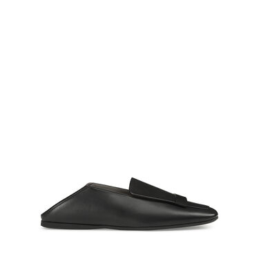 Loafers Schwarz ohne Ferse: 5mm, sr1 - Slippers Black 2
