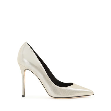 Escarpins Gris Talon haut: 105mm, Godiva - Pumps Silver 2