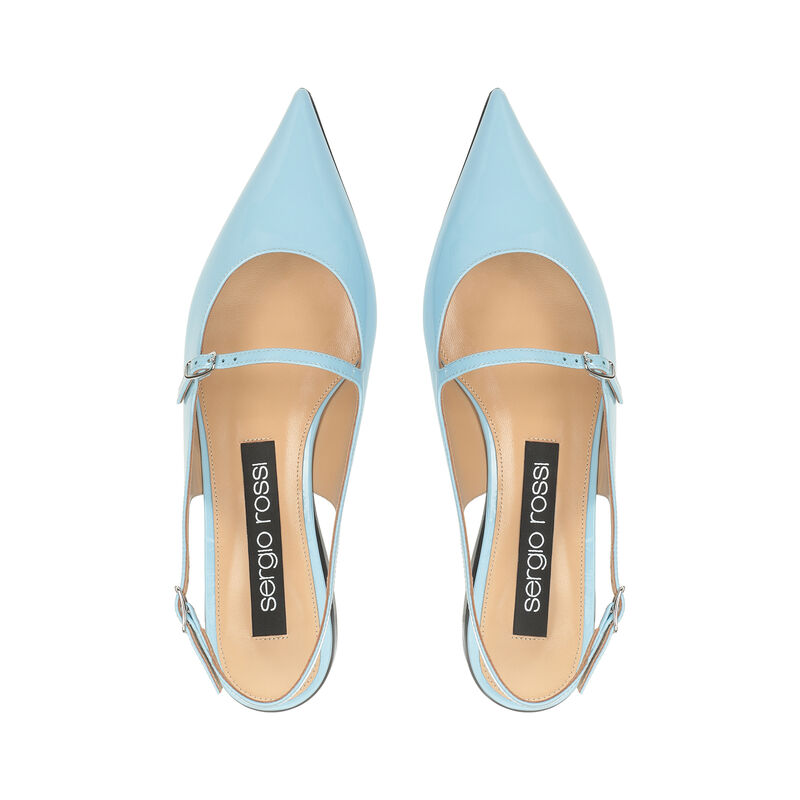 Godiva - Slingbacks Blue Paradise