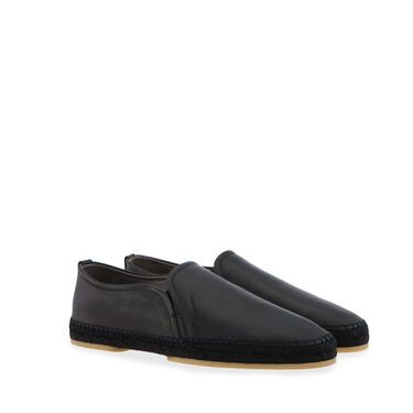 Mocassins Noir Hauteur du talon: 10mm, Rimini - Slippers Black 2