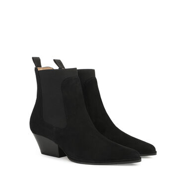 Bottines Noir Petit talon: 45mm, Carla  - Booties Black 2