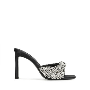 Sandals Black High heel: 95mm, Evangelie - Sandals Black 1