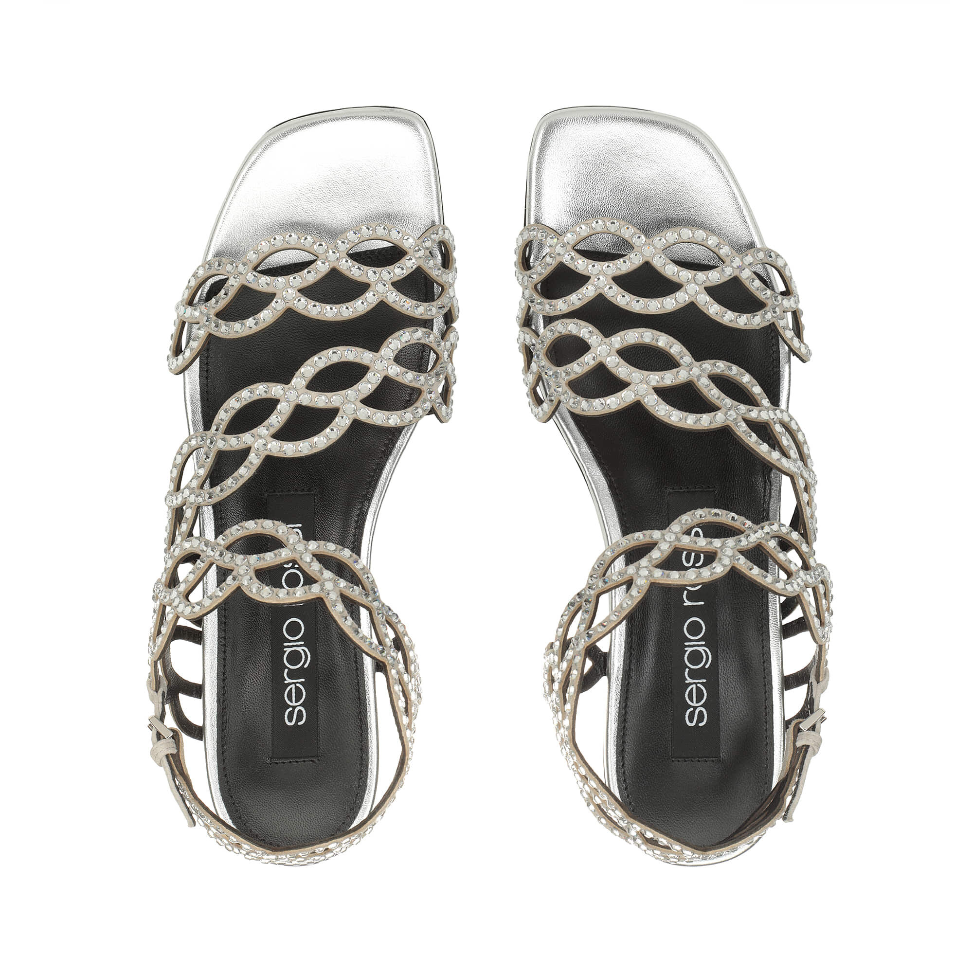逆輸入 sr 15mm, ローヒール: グレー サンダル Mermaid Sandals - 靴