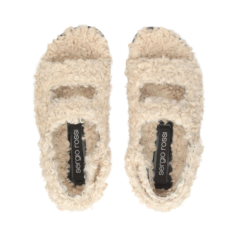 sr Muppet - Flat sandals Panna