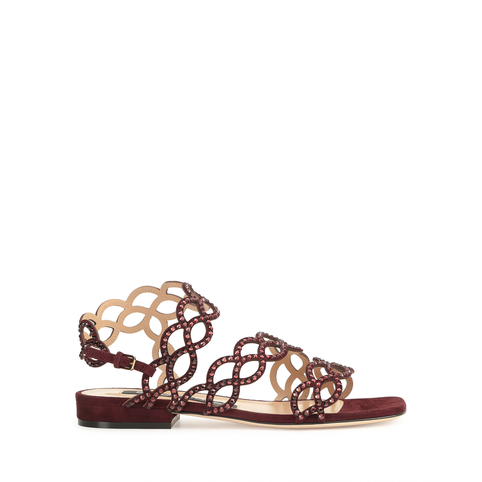 sr Mermaid - Flat sandals Wine, 0