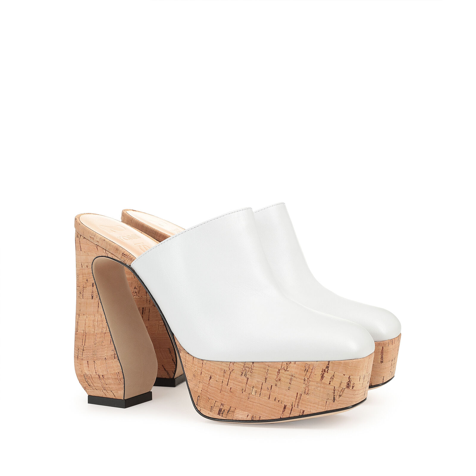 SI ROSSI  - Slingbacks White, 1