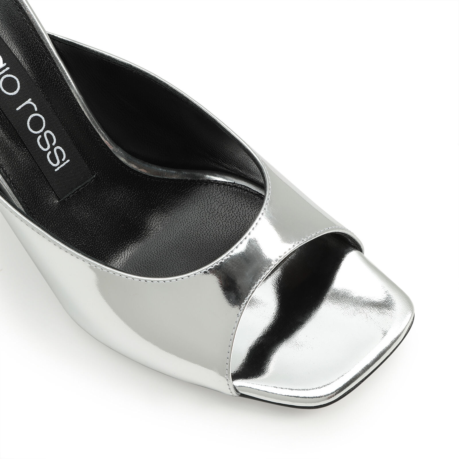 Sandals Grey High heel 95mm sr Liya Sandals Argento Sergio Rossi