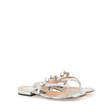  Silver Heel height: 15mm, sr1  - Sandals Argento 2