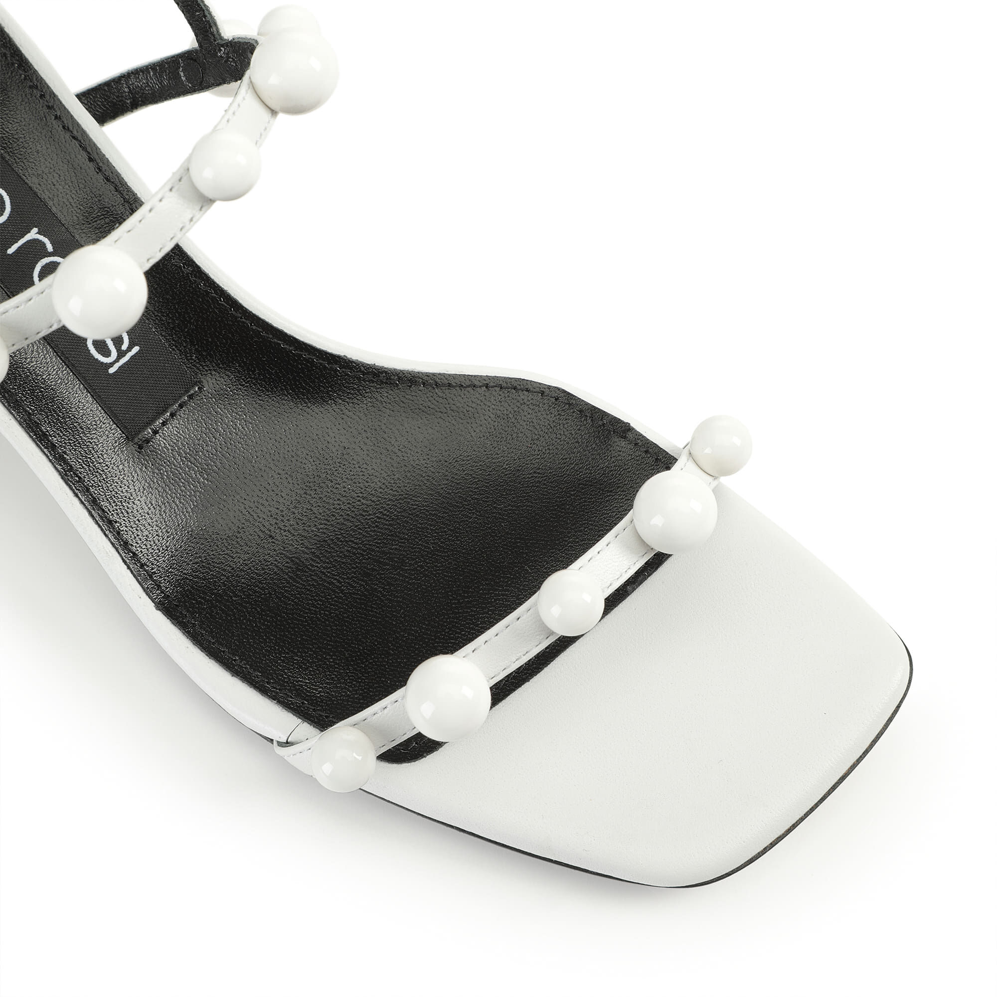 Sandals White Low heel: 45mm, sr Chupetas - Sandals White