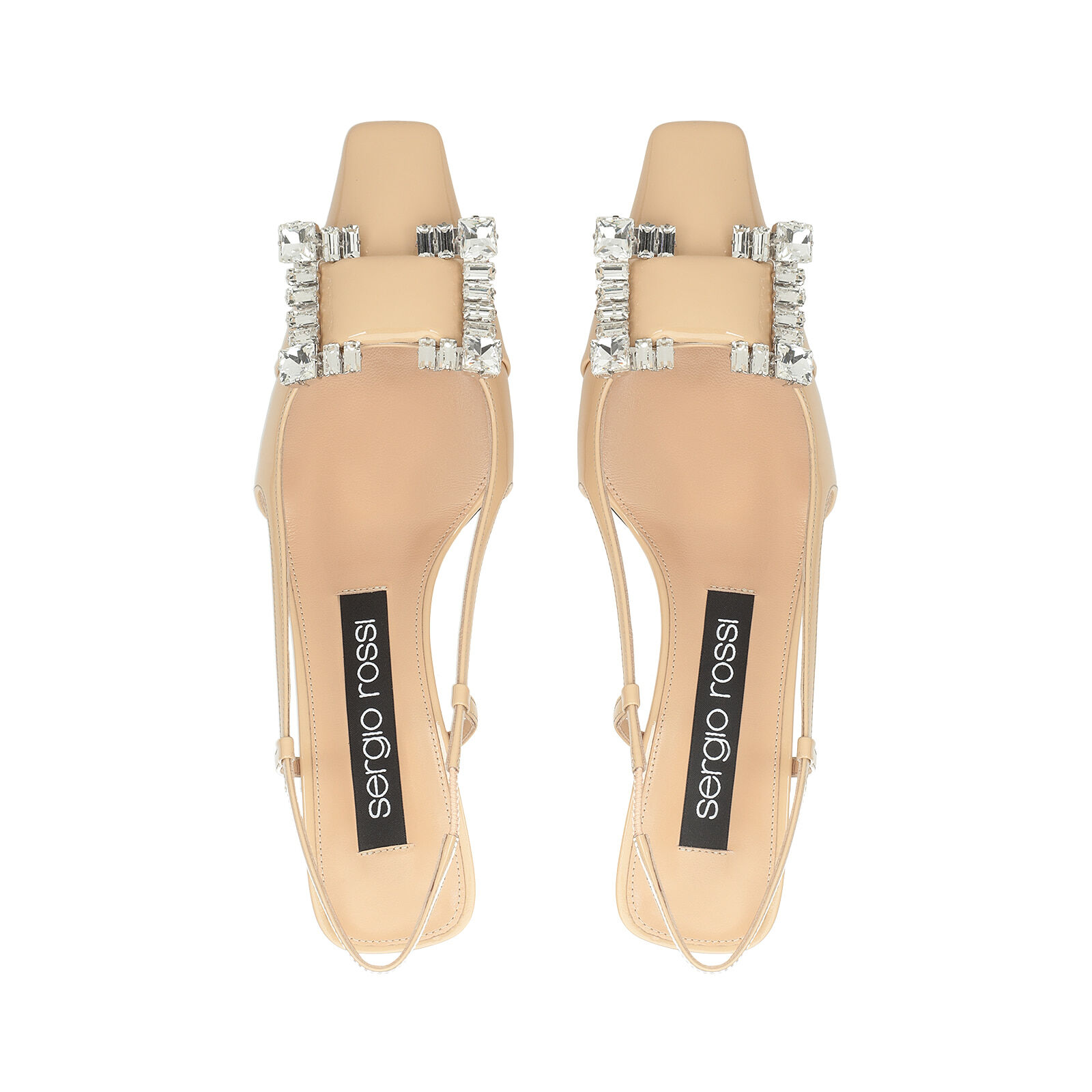 Slingbacks Beige Mid heel 60mm sr Twenty Slingbacks Soft Skin Sergio Rossi