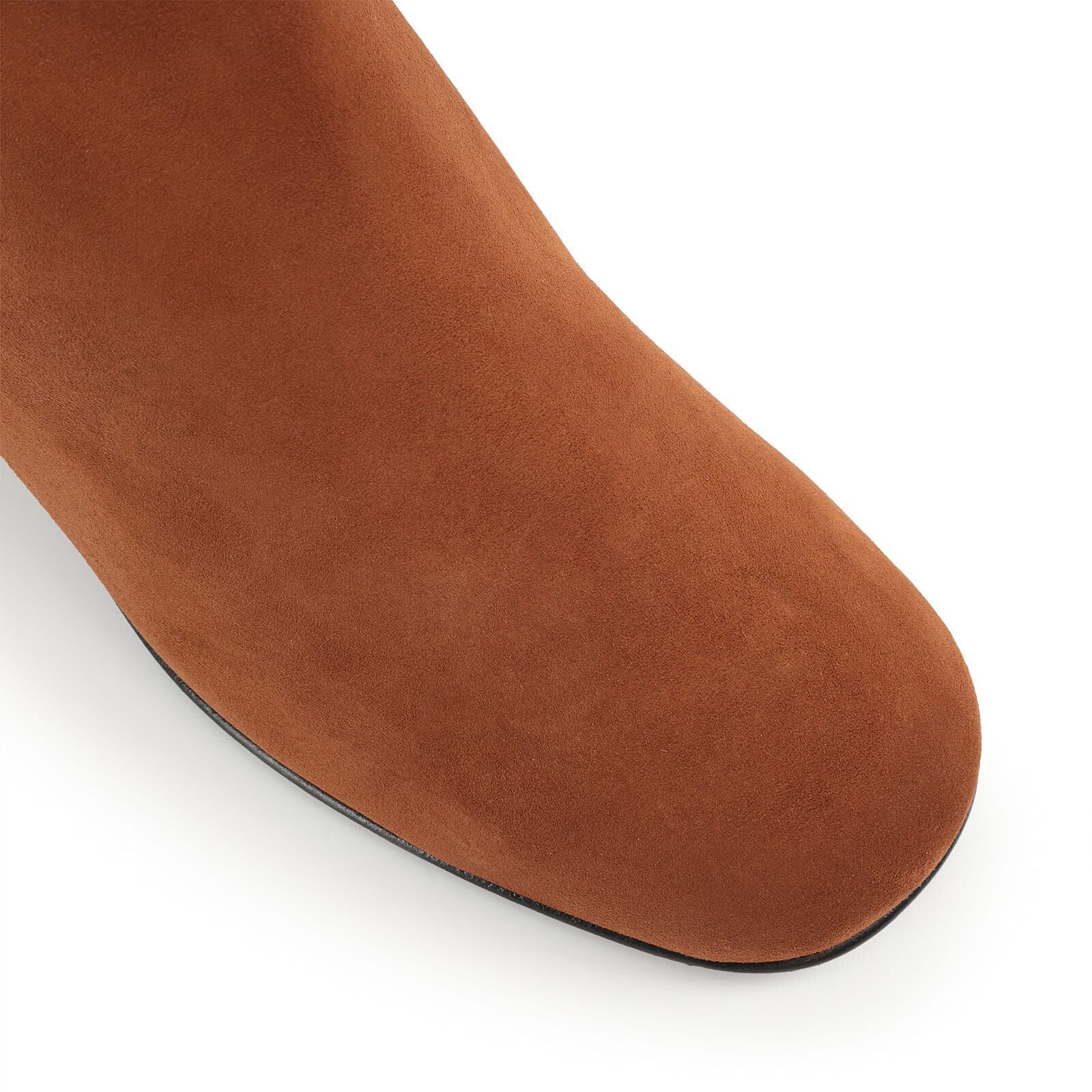 Low brown booties outlet