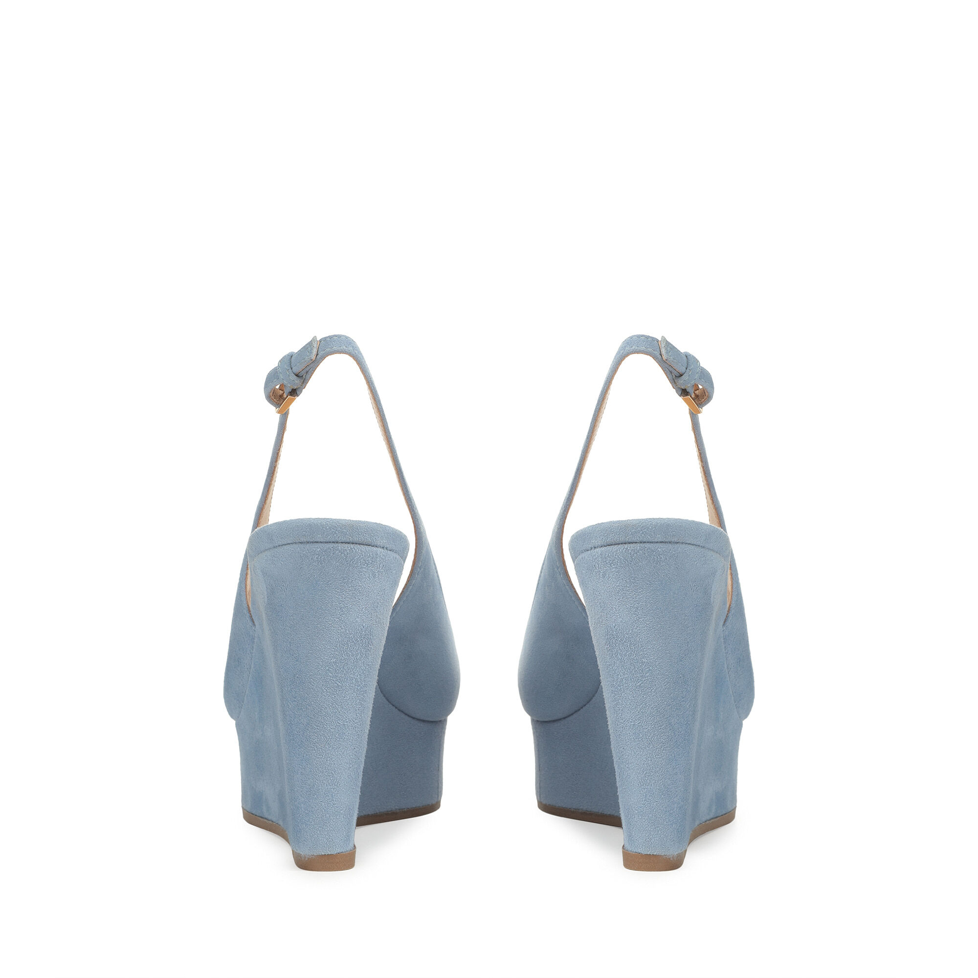 Wedges light blue Mid heel: 75mm, sr Pantelleria | Sergio Rossi